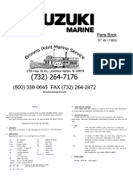 Suzuki Outboard Engine DT-40 Parts Catalogue