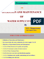 Operation and maintenance of water systems