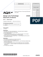 AQA Electronic Products Q.P - 2015