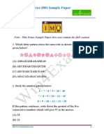 Free IMO Sample Paper: Class 2