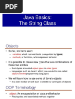 Java Basics: The String Class