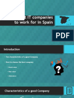 The Best IT Companies To Work For in Spain