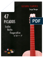 Jorge Berges, 47 Picados Guitarra Flamenca (Flamenco) (Libro)