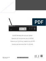 Shure BLX4R User Guide English