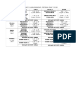 Jadual Exam Bulan Mac