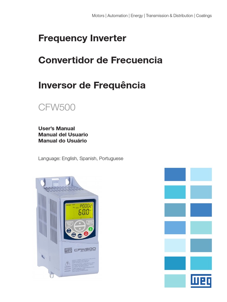 WEG Cfw500 Manual Do Usuario 10001278006 Manual Portugues BR | Power