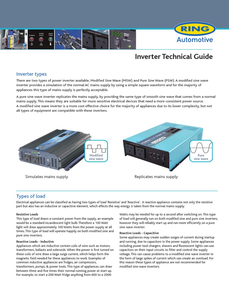 inverter technical guide Power Inverter Ac Power