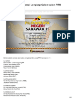 Sarawakiana.net-PRNSarawak Senarai Lengkap Calon-calon PRN Sarawak Ke 11