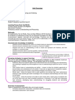 standard 2 - fractions unit planner