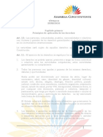 Constitución - Aplicación de Derechos