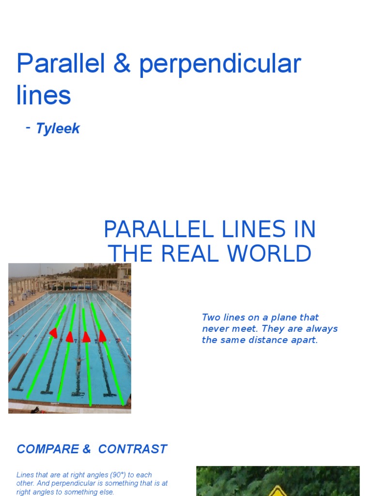 Geometry: Parallel vs. Perpendicular | PDF | Home & Garden
