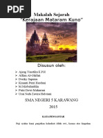 Download Makalah Sejarah Kerajaan Mataram Kuno by alfianalghifari SN311997877 doc pdf