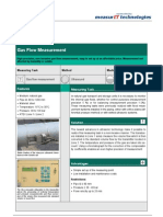 MeasurIT Flexim G800 Application Gas Flow Measurement 0906