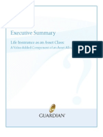 Executive Summary - Life Insurance As An Asset Class