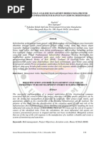 Download Identifikasi dan analisis manajemen risiko pada proyek pembangunan infrustruktur gedung bangunan bertingkat by Berlinetta Oshop SN312003670 doc pdf
