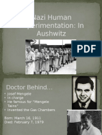 Nazi Human Experiments Aushwitz - Haiden Shanahan