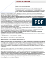 DEC 13,38, AÑO 96, SRT, ARGETina, Buenos, Aires, Ley, Seguridad e Higiene