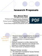 Writing Research Proposals