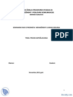 Proces Zaposljavanja-Seminarski Rad-Menadment Ljudskih Resursa-Menadzment PDF