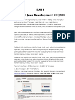 Bab I Tutorial Java Development Kit