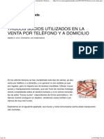 Trucos Sucios Utilizados en La Venta Por Teléfono y a Domicilio _ Solosequenosenada