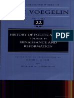 Eric Voegelin History of Political Ideas Vol.iv