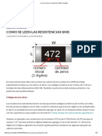 Como Se Leen Las Resistencias SMD - Inventable