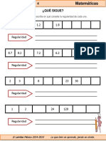 6to Grado - Matemáticas - Sucesiones Con Progresión Aritmética (1)