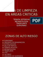 Guias de Limpieza en Areas Criticas