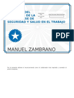 Ganador Del Concurso de La Mejor Frase de Seguridad y Salud en El Trabajo