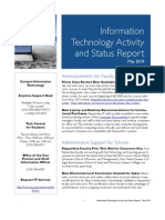 May 2010 IT Status Report