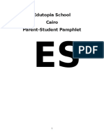 Edutopia School Cairo Parent-Student Pamphlet