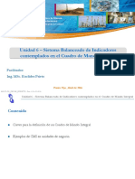 Sistema Balanceado de Indicadores contemplados en el Cuadro de Mando Integral 