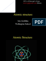 Atomic Structure: Mrs Griffiths Wellington School