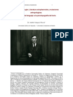 William Burroughs: Antropología y Literatura Ectoplasmoide Por Adolfo Vasquez Rocca Ph.D.