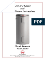 Rheem Hot Water Heater Manual 111080