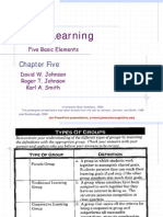 Active Learning: Chapter Five