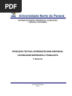 Trabalho Individual 2º SEMESTRE CIENCIAS CONTABEIS