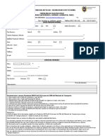 Formulario de Solicitud Unico Tarifa Diferencial Categoria I