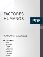 Factores Humanos