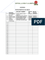 Agenda Personeros de Mesa