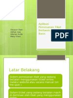 Aplikasi Pemesanan Tiket Berbasis Visual Basic