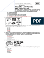 Latihan Unas Biologi f11