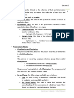 Classification.: Statistics and Probability - M Rauf Tabassum