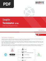 Seqrite Terminator UTM Datasheet PDF