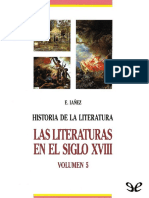 Iáñez, Eduardo (1990) - Las Literaturas en El Siglo XVIII.