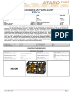 Kidon: Air Handling Unit Data Sheet