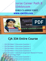 CJA 334 Course Career Path Begins Cja334dotcom