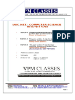 Ugc Net - Computer Science - Free Solved Paper - English Version