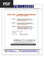 Ugc Net - Computer Science - Free Solved Paper - English Version